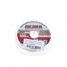 Леска Akara Action Clear, диаметр 0.22 мм, тест 4.7 кг, 100 м, прозрачная
