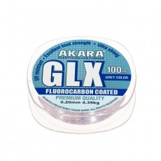 Леска Akara GLX Premium Grey, диаметр 0.2 мм, тест 4.35 кг, 100 м, серая