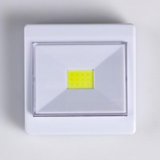 Фонарь-светильник "Мастер К", 3 Вт, COB, 3 ААА, магнит, клейкая основа, 8.6 х 3 см