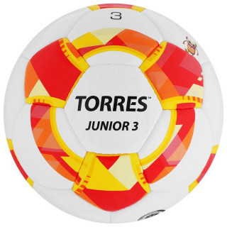 Мяч футбольный TORRES Junior-3, PU, ручная сшивка, 32 панели, размер 3