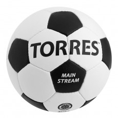 Мяч футбольный Torres MAIN STREAM, F30184, PU, ручная сшивка, 32 панели, размер 4, 394 г
