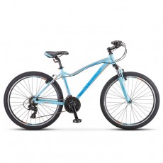 Велосипед 26” Stels Miss-6000 V, K010, цвет голубой, размер 17"