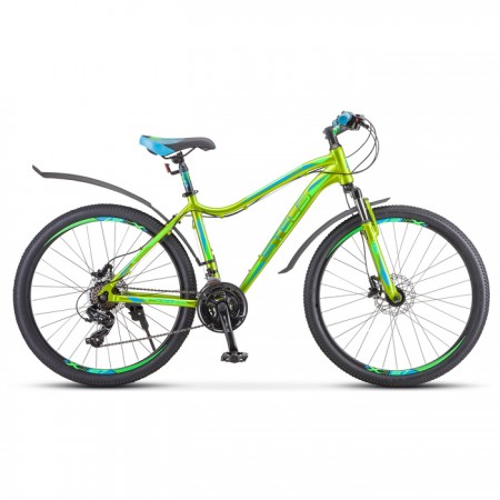 Велосипед 26" Stels Miss-6000 D, V010, цвет жёлтый/зелёный, размер 17"