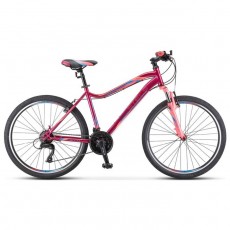 Велосипед 26" Stels Miss-5000 V, V050, цвет вишнёвый/розовый, размер 18"