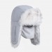 Шапка-ушанка "Волк" с маской, ткань - таслан, Polar Fleece 180 гр/м2, белая, р. 58-60