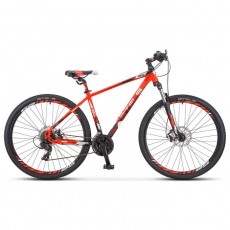 Велосипед 29" Stels Navigator-930 MD, V010, цвет неоновый красный/чёрный, размер 16,5"