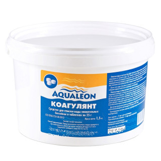 Коагулянт Aqualeon таб. 25 гр., 1,5 кг