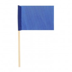 Флажок, длина 25 см, 10 x 15 см, цвет синий