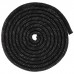 Скакалка гимнастическая утяжелённая с люрексом, 3 м, 180 г, цвет чёрный/серебристый