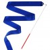 Лента гимнастическая с палочкой, 4 м, цвет синий