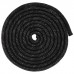 Скакалка гимнастическая утяжелённая с люрексом, 2,5 м, 150 г, цвет чёрный/серебристый