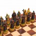 Шахматы сувенирные "Монгольское иго", h короля-8 см, h пешки-6 см, 36 х 36 см