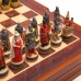 Шахматы сувенирные "Монгольское иго", h короля-8 см, h пешки-6 см, 36 х 36 см