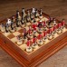 Шахматы сувенирные "Гражданские войны", h короля-8 см, h пешки-6 см, 36 х 36 см