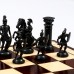 Шахматы "Спартанские", утяжелённые, 49 х 49 см, король h-10 см