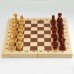Шахматы турнирные, доска дерево 43 х 43 см, пешка 5.6 см, d-3. см, король 11.5 см, d-3,7 см