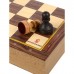 Шахматы "Кинешемские", складные, король h-7.5 см, пешка h-4.2 cм, доска 29 х 29 см
