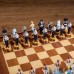 Шахматы сувенирные "Морские истории", h короля-8 см, пешки-6 см, 36 х 36 см