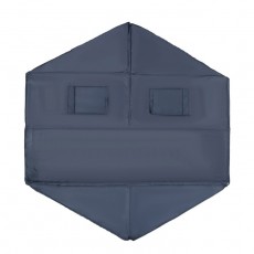 Пол для зимней палатки, шестиугольник, 200 х 200 см, серый
