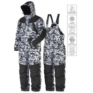 Костюм Norfin EXPLORER 2 CAMO HEAT 06, зимний, размер XXXL