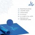 Коврик для йоги «Девушка и лотос», 173 х 61 х 0.4 см, цвет синий