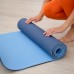 Коврик для йоги 183 х 61 х 0,8 см, двухцветный, цвет синий