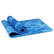 Коврик для йоги, 183 х 61 х 0,8 см, цвет синий