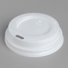 Крышка одноразовая для стакана "Белая" диаметр 75 мм