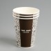 Стакан бумажный "Take Away COFFEE" для горячих напитков, 350 мл, диаметр 90 мм