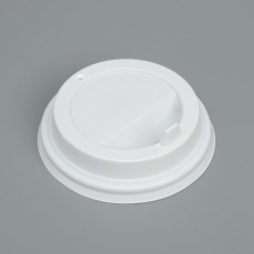 Крышка одноразовая для стакана "Белая" диаметр 80 мм