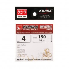 Крючки Kujira Universal 150, цвет Go, № 4, 10 шт.