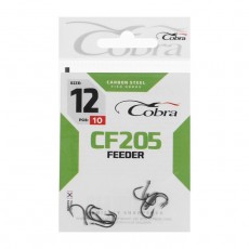 Крючки Cobra FEEDER, серия CF205, № 012, 10 шт.