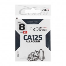 Крючки Cobra ALLROUND, серия CA125, № 8, 10 шт.