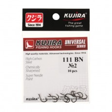 Крючки Kujira Universal 111, цвет BN, № 2, 10 шт.