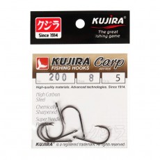 Крючки карповые Kujira Carp 200, цвет BN, № 8, 5 шт.
