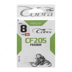 Крючки Cobra FEEDER, серия CF205, № 08, 10 шт.