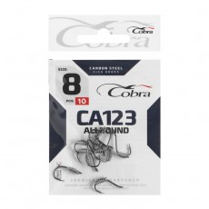 Крючки Cobra ALLROUND, серия CA123, № 08, 10 шт.