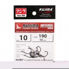 Крючки Kujira Universal 190, цвет BN, № 10, 10 шт.