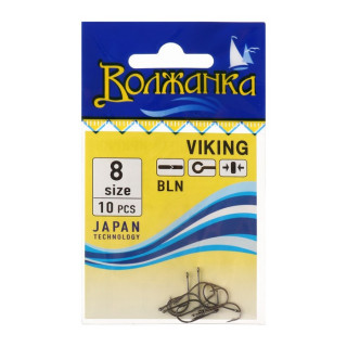 Крючки Волжанка Viking № 8, 10 шт