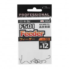 Крючки Cobra Pro FEEDER, серия F501, № 12, 10 шт.