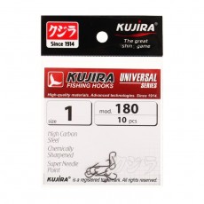 Крючки Kujira Universal 180, цвет BN, № 1, 10 шт.