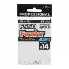 Крючки Cobra Pro FEEDER, серия F550, № 14, 10 шт.