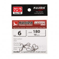 Крючки Kujira Universal 180, цвет BN, № 6, 10 шт.