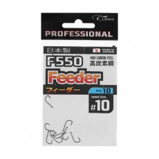 Крючки Cobra Pro FEEDER, серия F550, № 10, 10 шт.
