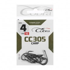 Крючки Cobra CARP, серия CC305, № 04, 10 шт.