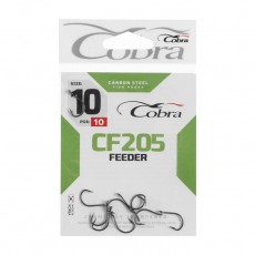 Крючки Cobra FEEDER, серия CF205, № 010, 10 шт.