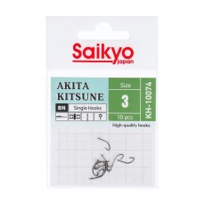 Крючки Saikyo KH-10074 BN AKITA KITSUNE № 3, 10 шт