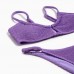 Купальник женский раздельный MINAKU цвет фиолетовый, размер 46