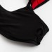 Купальник женский раздельный MINAKU "Carmen", размер 42, цвет красно-чёрный