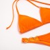 Купальник женский раздельный MINAKU с топом цвет оранжевый, размер 42